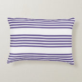 紫外線と白の5つのストライプパターン アクセントクッション (裏面)