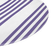 紫外線と白の5つのストライプパターン カッティングボード (角)