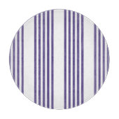 紫外線と白の5つのストライプパターン カッティングボード (正面)