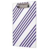 紫外線と白の5つのストライプパターン クリップボード (左)