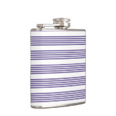 紫外線と白の5つのストライプパターン フラスク (右)