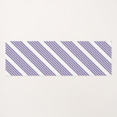 紫外線と白の5つのストライプパターン ヨガマット (裏面(横))