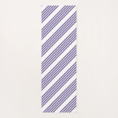 紫外線と白の5つのストライプパターン ヨガマット (裏面)