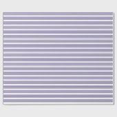 紫外線と白の5つのストライプパターン ラッピングペーパー (フラット)