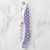紫外線の白いステッチ ソムリエナイフ (正面)