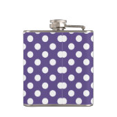 紫外線の白い水玉模様 フラスク (裏面)