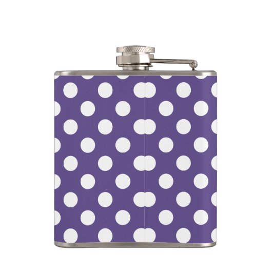 紫外線の白い水玉模様 フラスク (裏面)