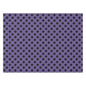 紫外線の黒い水玉模様 テーブルクロス (正面(横))