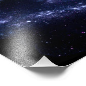 紫外線パープルアンドロメダ銀河系宇宙 フォトプリント (角)