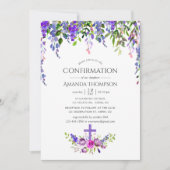 紫外線フローラ確認 招待状 (正面)