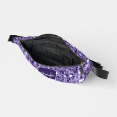 紫外線紫グリッタースパークルスモノグラム ファニーパック (見開き)