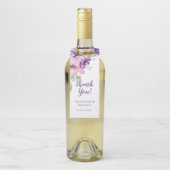 紫外線紫ピンク水色フローラ ボトルネックタグ (ボトル)