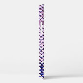 紫外線鮮やかなシークイングリッターの光沢のあるテクスチャ。GL Case-Mate iPhoneケース (裏面 / 右)