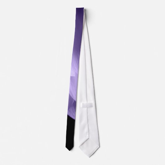 紫外花びら黒 ネクタイ (裏面)