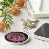 紫天日と月 キーホルダー (側面)