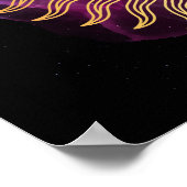 紫天日と月 ポスター (角)