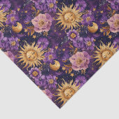 紫天空フローラ太陽の月と星 薄葉紙 (詳細)