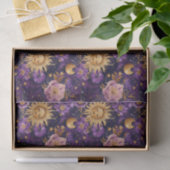 紫天空フローラ太陽の月と星 薄葉紙 (ギフト)