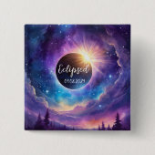 紫太陽のの天空で食べる 缶バッジ (正面)