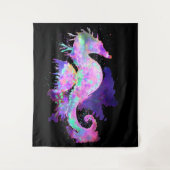 紫宇宙シーホース タペストリー (正面)