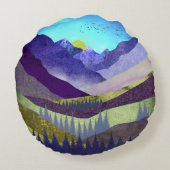 紫山王陛下 ラウンドクッション (裏面)