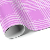 紫市松模様にと白の格子柄のギフトラップ ラッピングペーパー (ロールコーナー)