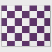 紫市松模様にと白 ラッピングペーパー (フラット)