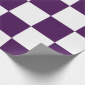 紫市松模様にと白 ラッピングペーパー (角)