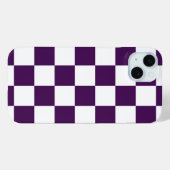 紫市松模様にと白 Case-Mate iPhoneケース (裏面 (横))