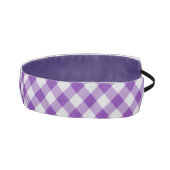 紫市松模様に非ヘッドバンド アスレチックヘッドバンド (右)