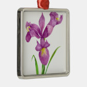 紫彩植物フローラアート メタルオーナメント (右)
