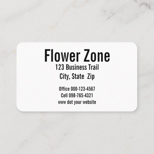 紫忙しのアザミ写真に蜂 名刺 (裏面)