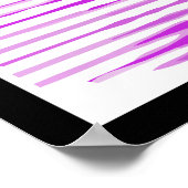 紫怒の虎の水平線 ポスター (角)