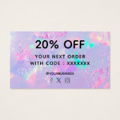 紫感謝していのオパール (裏面)