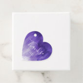 紫感謝してい抽象芸術結婚式の引き出物ラベル フェイバータグ (インサイチュ)