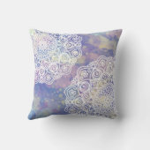 紫房法致曼荼羅禅水彩 クッション (裏面)