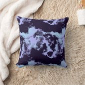 紫抽象芸術 クッション (ブランケット)