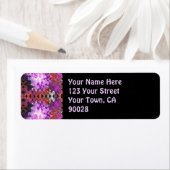 紫抽象芸術 ラベル (インサイチュ)