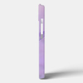 紫数々のの名前をカスタムするの翼のある妖精 Case-Mate iPhoneケース (裏面 / 左)