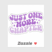 紫数々の色Just One More Chapter Vinyl シール (シート)