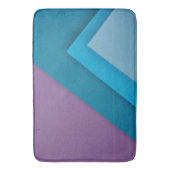 紫数々の青緑 バスマット (正面縦)