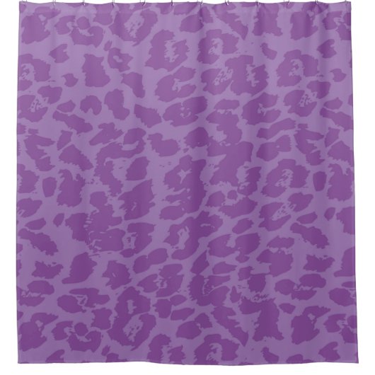 紫斑 シャワーカーテン (正面)