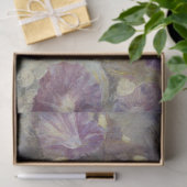 紫日本のの朝顔の女性 薄葉紙 (ギフト)