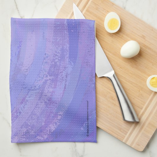紫日 キッチンタオル (四つ折り)