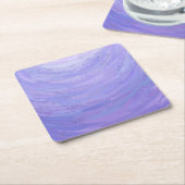紫日 スクエアペーパーコースター (アングル)