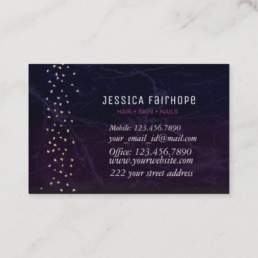 紫明エレガントるい蝶 名刺 (裏面)