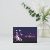 紫明エレガントるい蝶 名刺 (スタンド正面)