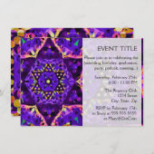 紫星曼荼羅 招待状 (正面/裏面)
