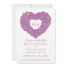 紫春チューリップ花ハート結婚アート