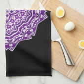 紫曼荼羅キッチンタオル キッチンタオル (四つ折り)